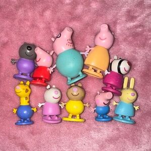 Vintage Peppa Pig Toy Set